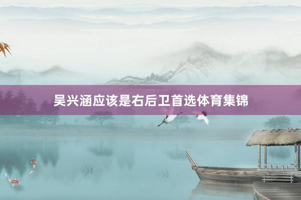 吴兴涵应该是右后卫首选体育集锦