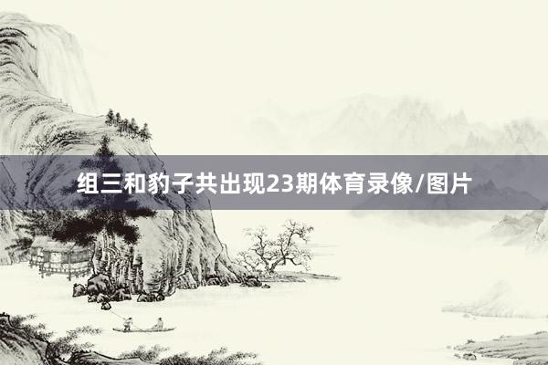 组三和豹子共出现23期体育录像/图片