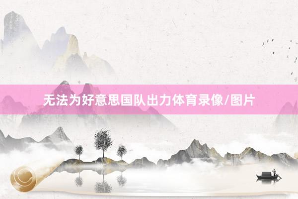 无法为好意思国队出力体育录像/图片