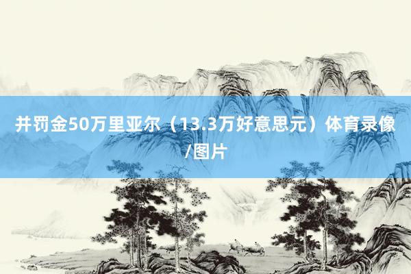 并罚金50万里亚尔（13.3万好意思元）体育录像/图片