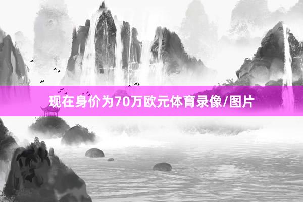 现在身价为70万欧元体育录像/图片