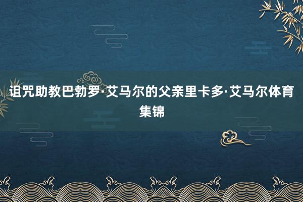 诅咒助教巴勃罗·艾马尔的父亲里卡多·艾马尔体育集锦