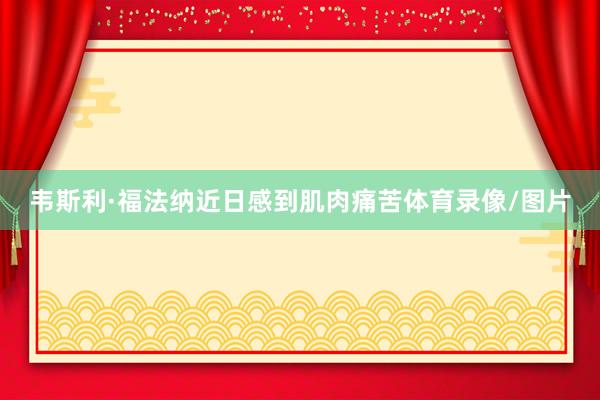 韦斯利·福法纳近日感到肌肉痛苦体育录像/图片