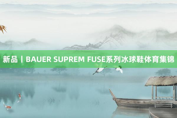 新品丨BAUER SUPREM FUSE系列冰球鞋体育集锦