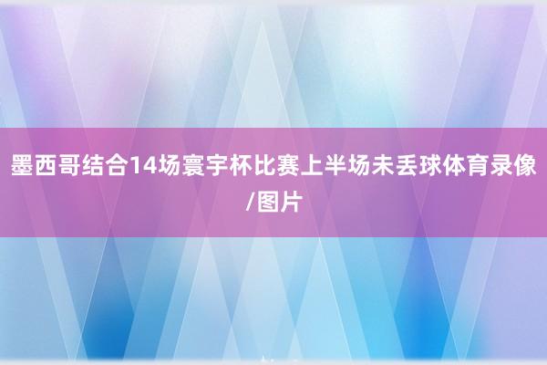 墨西哥结合14场寰宇杯比赛上半场未丢球体育录像/图片